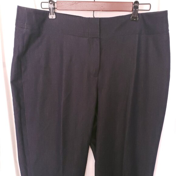 Peter Nygard Navy Blue Straight Formal Pants Plus Size 14 - Picture 7 of 15